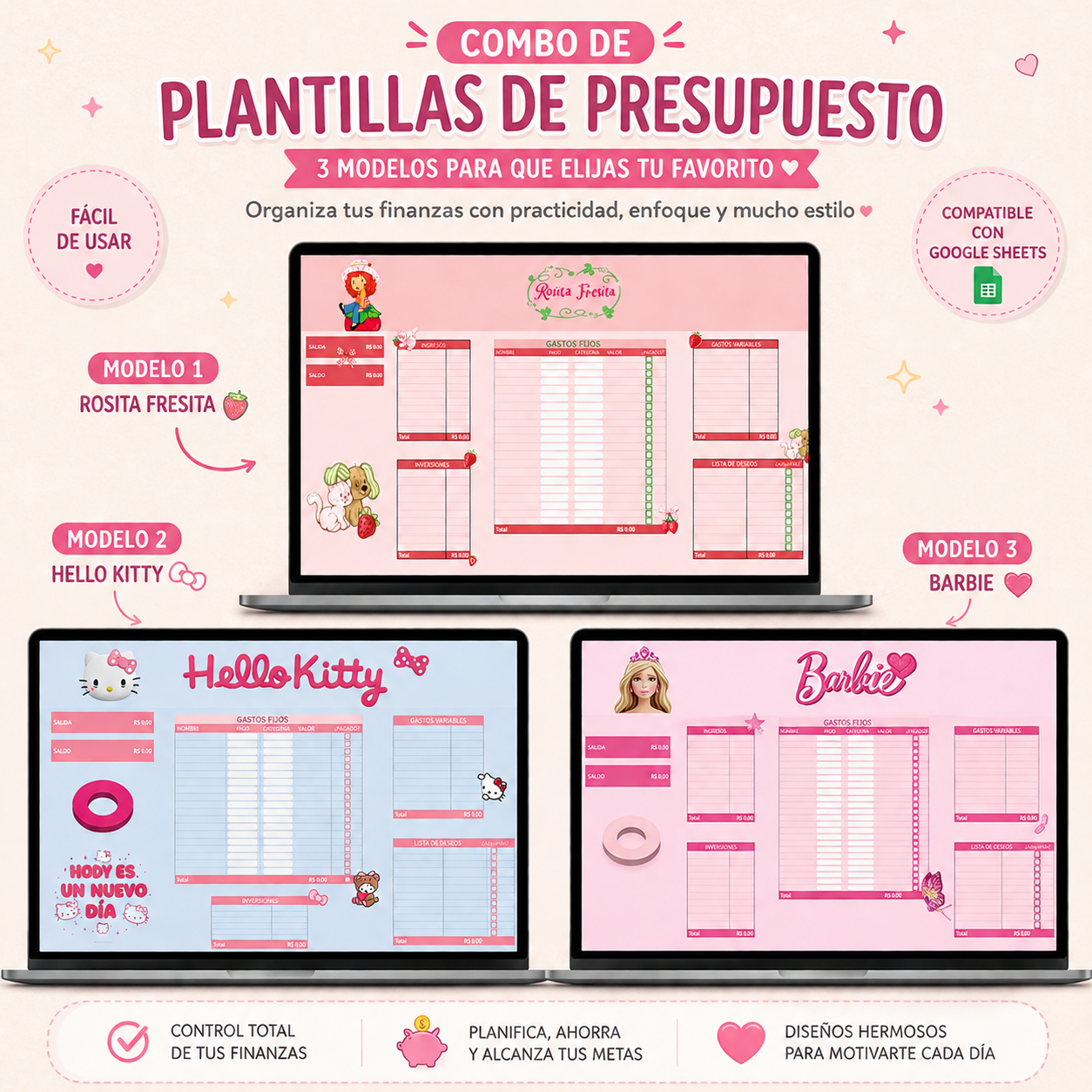 Presupuesto hecho simple — vista frontal 1